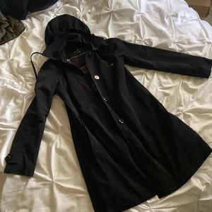 London fog coat with detachable hood. Size xs.